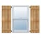 Ekena Millwork Joined Board-n-Batten Shutters, Rough Sawn Western Red Cedar, 10 3/4W x 30H, PR RBJ06S11X030RWR - alternate 1